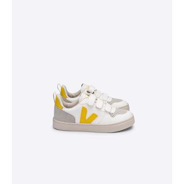 Αθλητικά Παπούτσια παιδικα Veja V-10 CWL White/Yellow | GR 860AHK